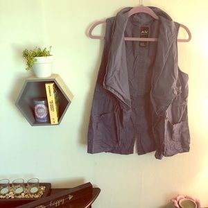 Blue Adjustable Waist Vest